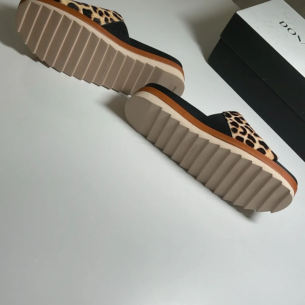 Donald j Pliner leopard calf hair sandals - Picture 9 of 10